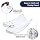 DOEPSILON Beard Bib Beard Apron, Hair-Resistant Beard Bib Hair Catcher, Gifts for Men, Stocking Stuffers, Anniversary Birthday Gifts for Him, Shaving Accessories for Men - White