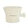Edwin Jagger RN47 Traditional Porcelain Luxury Shaving Bowl with Handle for Shaving Cream or Shaving Soap for Men and Women (Ivory)