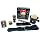 G.B.S Black Luxury Shaving Kit - Wood Straight Razor, Mug, Natural Soap, Brush, Alum block, Strop and Paste Grooming Kit, Black