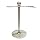 Luxury Razor and Brush Stand, The Admiral by VIKINGS BLADE, Ancient Viking Look with Heavy Distressed Stainless Steel & Brass, Extra Wide Openings, Fits Most Razors and Brushes