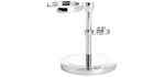 MÜHLE Chrome Stand for Traditional & Classic Series Safety Razors & Shaving Brushes | Shave Accessory | Modern Design