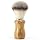 Omega Synthetic Fiber Shaving Brush, Laser Engraved Olive Wood Handle, 1 Unit