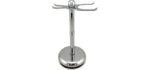 Parker Safety Razor, The Adjust-O-Stand, Adjustable Shave Stand | Customize to Fit any Size Brush, Keepis Razor and Brush Organized, Patent Pending