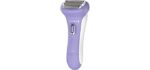 Remington Smooth & Silky Electric Shaver for Women, 4-Blade Wet & Dry Razor | Almond Oil Strip for Comfort, Shave Wet or Dry, Hypoallergenic Foils, Electric Shaver for Women, Flex Dual Sided Trimmer