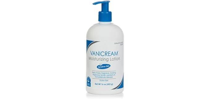 Vanicream Moisturizing Lotion, Body and Face Moisturizer, 16 Oz Pump | Formulated without Common Irritants for Sensitive Skin, Lightweight & Non-Greasy, Restore Moisture and Soothe Irritated Skin